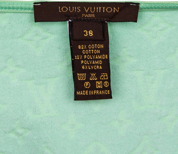 Louis Vuitton Mint Velour Logo Jacket