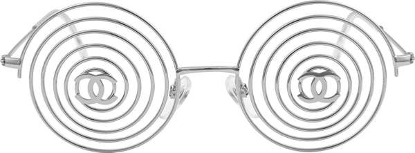 Chanel Spring 1996 Runway Wire Logo Sunglasses