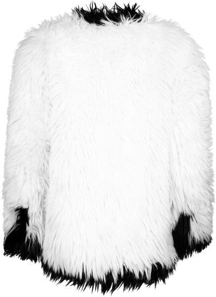 Sold at Auction: A Chanel Boutique Faux fur coat incl. cover (large fit)