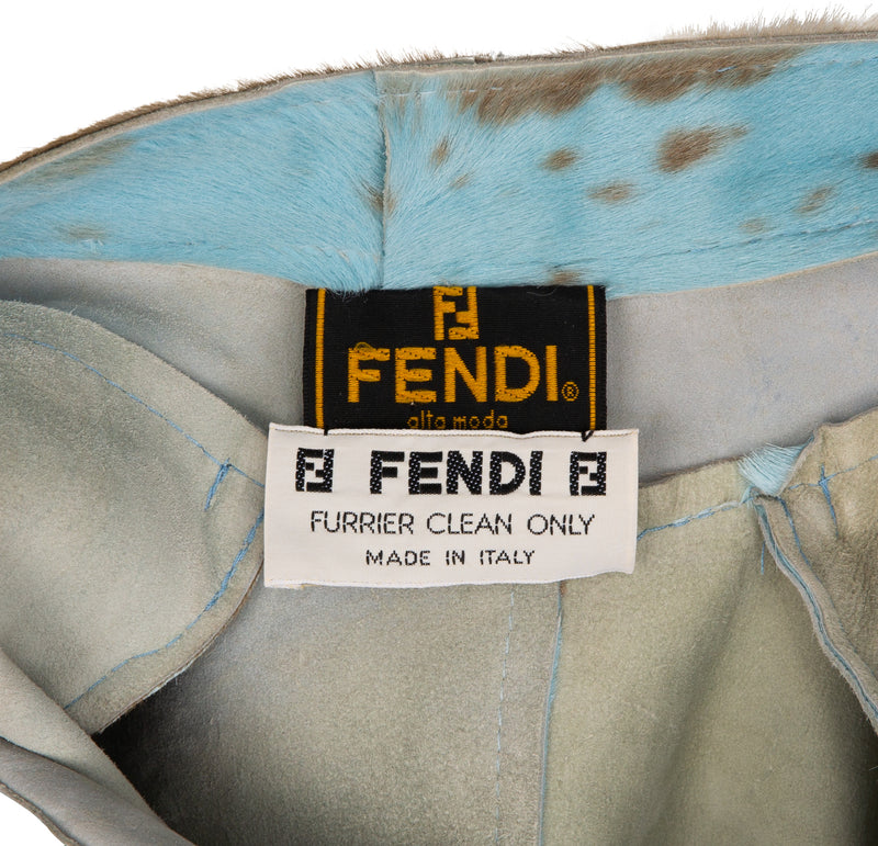 Fendi Fall 1999 Printed Trousers