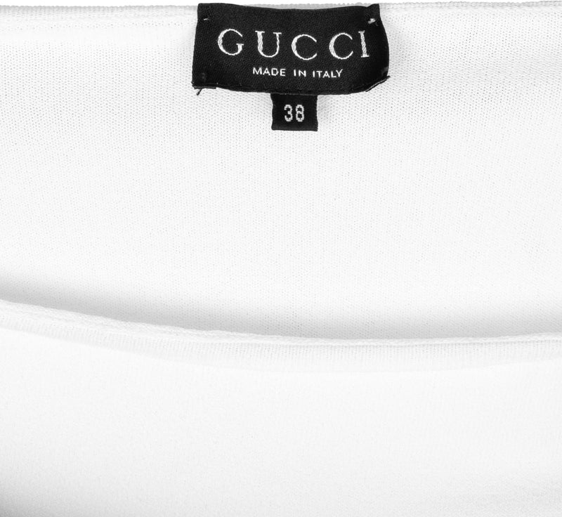 Gucci Spring 1998 White Knit Two-Piece G-String Set