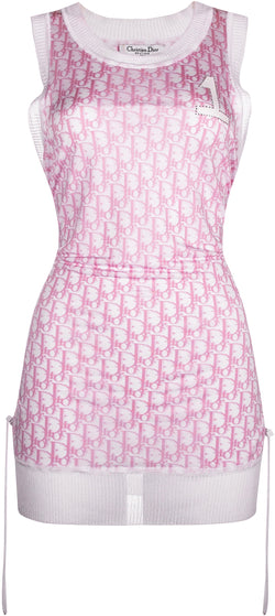 Christian Dior Diorissimo Girly Ruched Dress