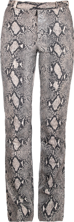 Gucci Spring 2000 Runway Python Printed Leather Pants