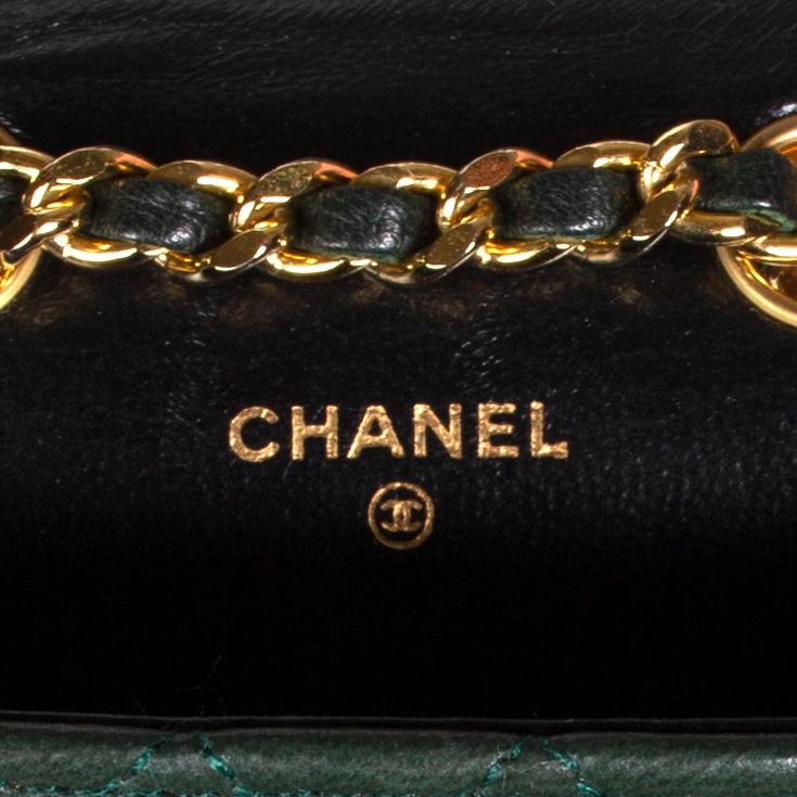 Chanel Spring 1992 Green Micro Mini Belt Bag