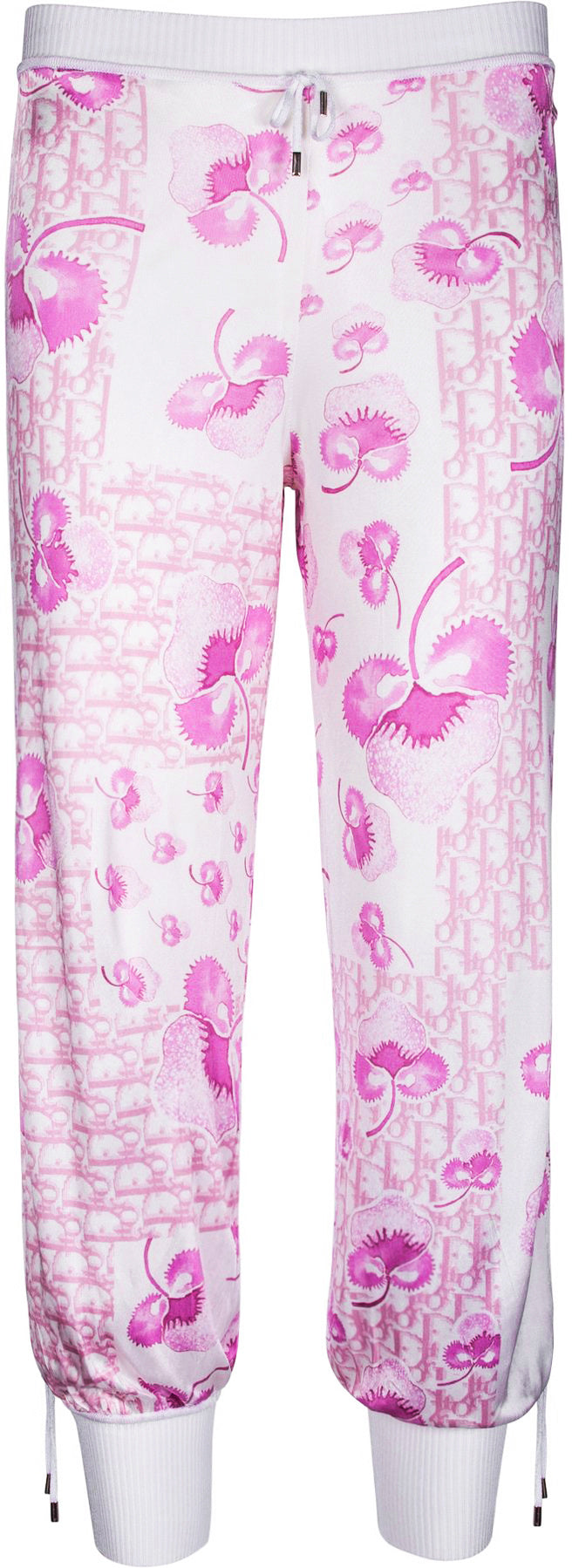 Christian Dior Resort 2005 Logo Flowers Ad Campaign Track Pants