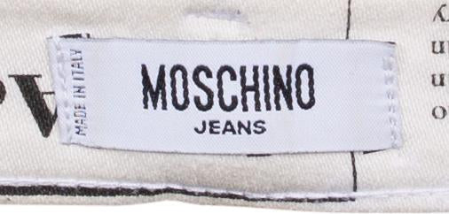 Moschino Newspaper Printed Jeans
