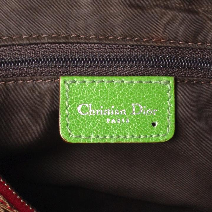 Christian Dior Rasta Diorissimo Saddle Messenger Bag
