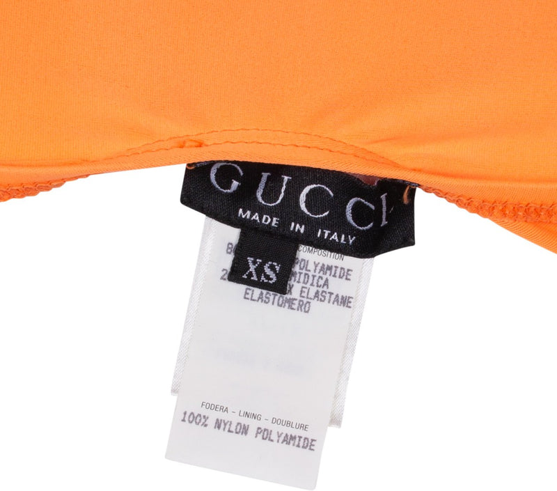 Gucci Orange Logo One-Piece