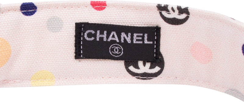 Chanel Logo Dot Visor Hat