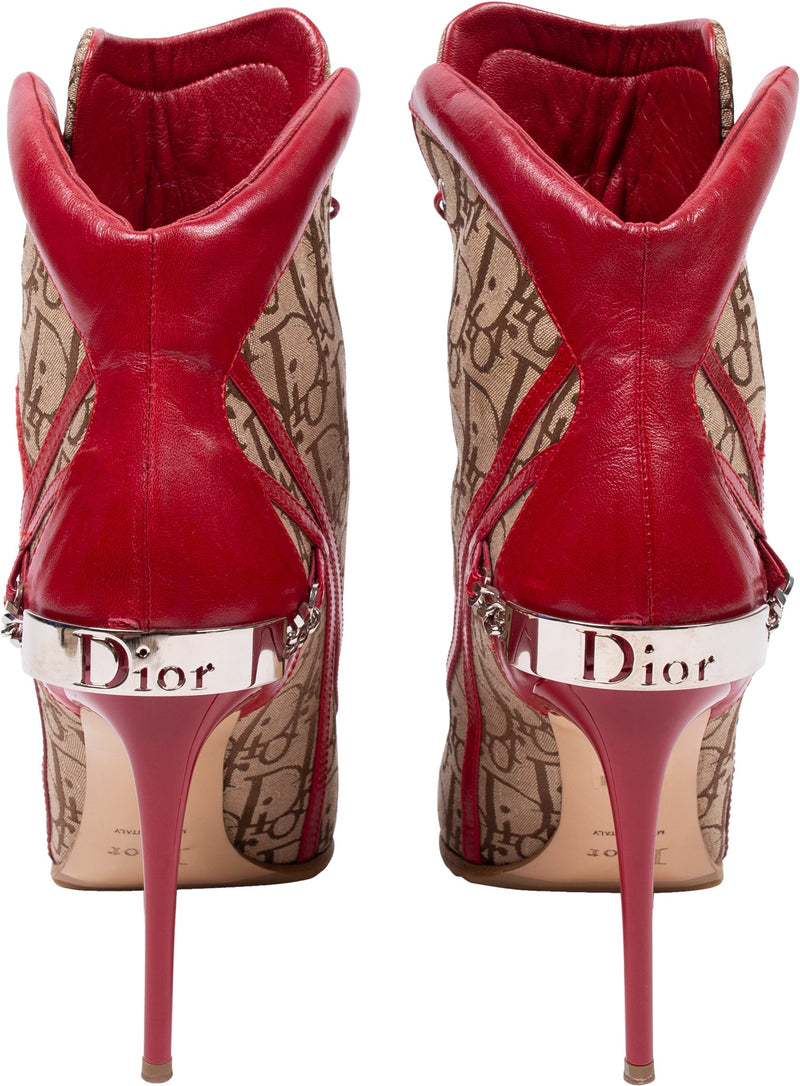 Christian Dior Rasta Diorissimo Lace-up Boots