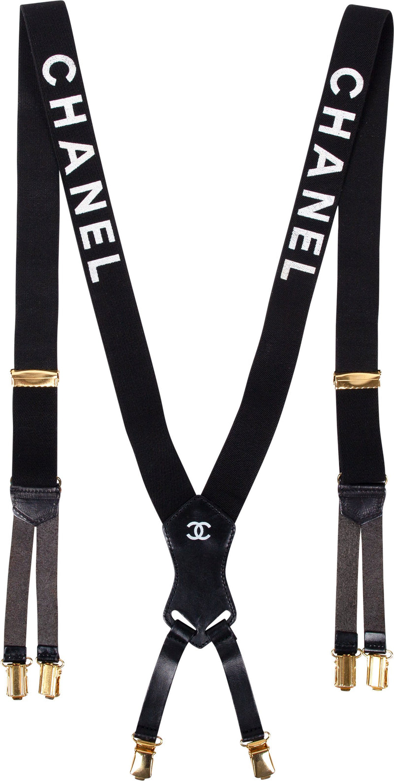 Chanel Chanel Logo Spring 1994 Runway Suspenders