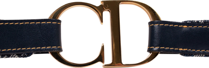 Christian Dior Diorissimo Gold Logo CD Belt