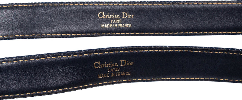 Christian Dior Iconic Giant CD Denim Belt