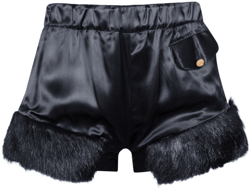 Vivienne Westwood Fall 1991 Runway Faux Fur Hot Pants