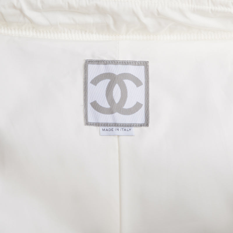 Chanel Fall 2000 Runway Convertible Logo Puffer Pants