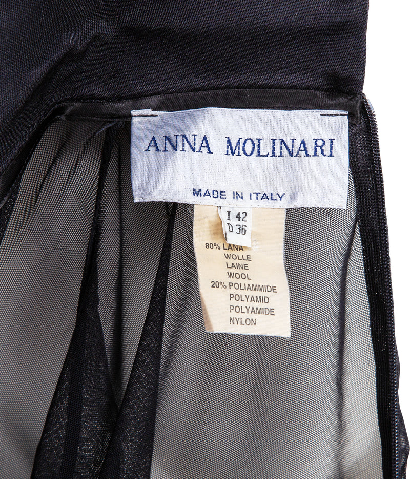 Anna Molinari Fall 1995 Runway Heart Dress