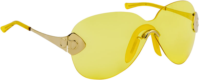 Christian Dior Yellow Spring 2000 Pilot Ad Campaign Sunglasses