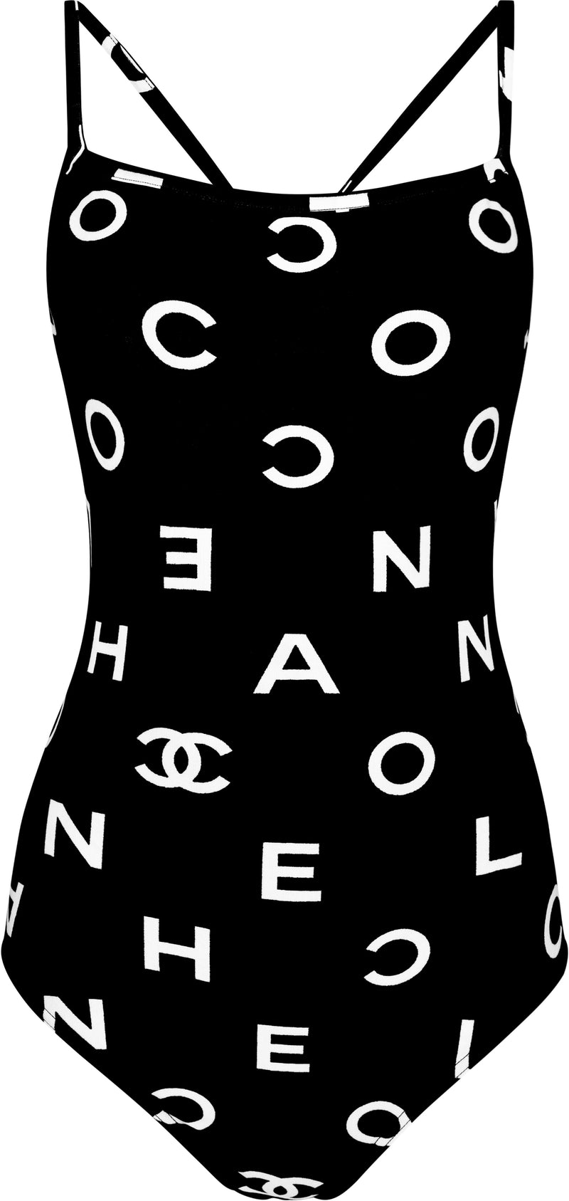 Chanel Spring 1997 Coco Logo One-Piece