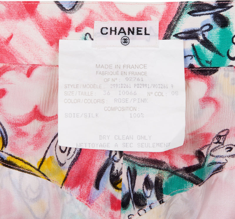 chanel airplane pink