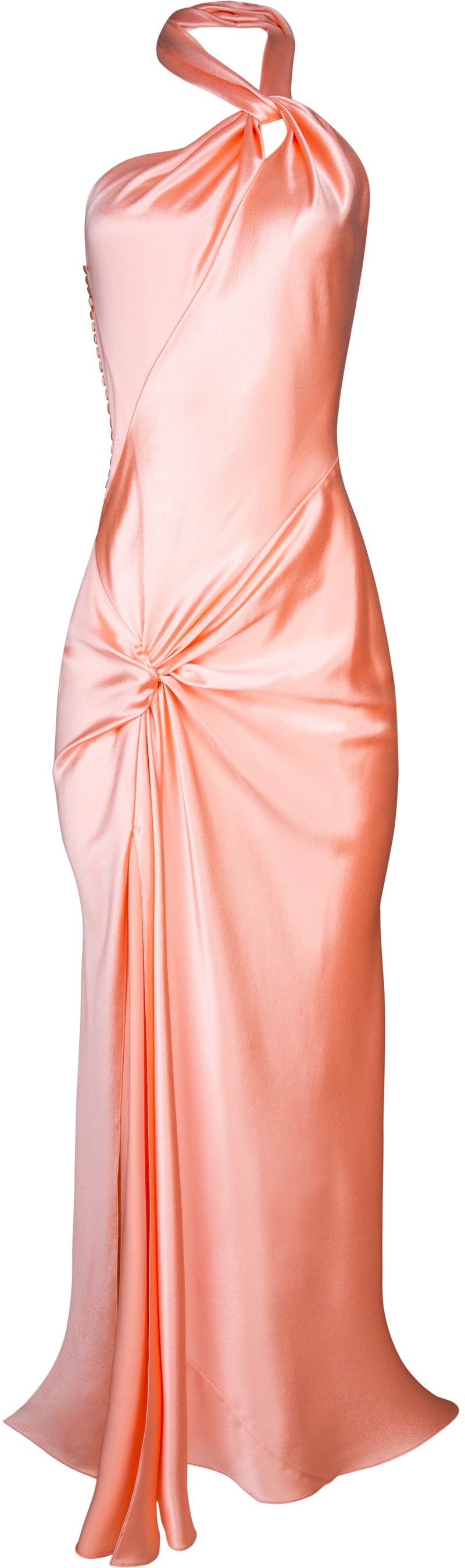 Christian Dior Fall 2003 Silk Halter Gown