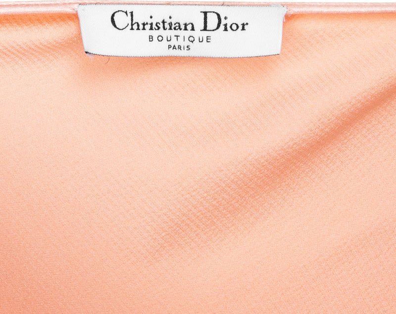 Christian Dior Fall 2003 Silk Halter Gown
