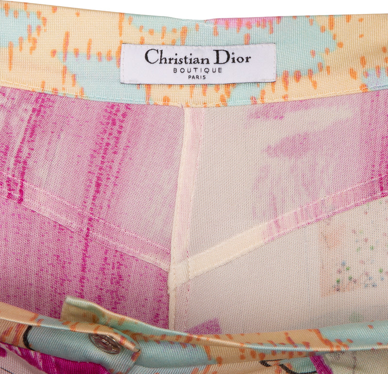 Christian Dior Spring 2003 Printed Trouser Pants