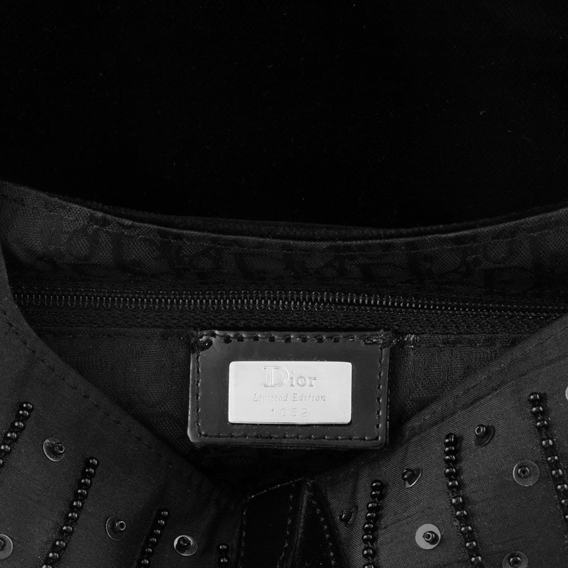 Christian Dior Fall 2002 Black Limited Edition Saddle Bag