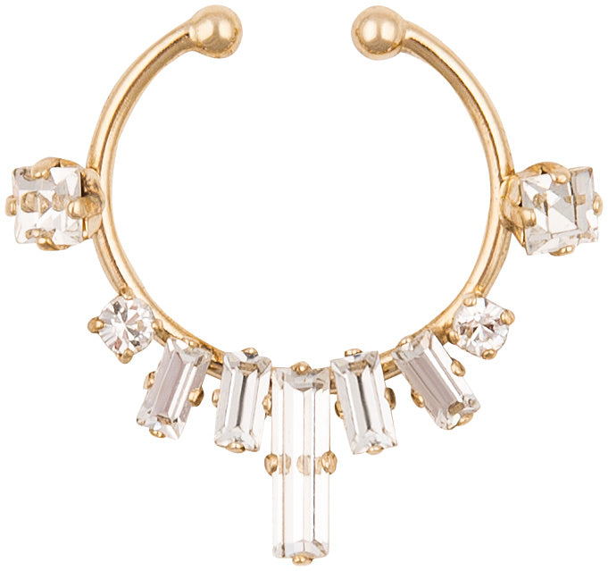Givenchy Spring 2012 Couture Crystal Embellished Septum Cuff