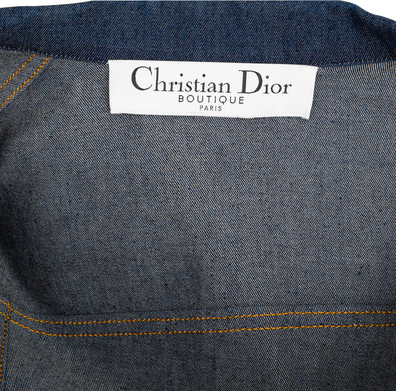Christian Dior Spring 2000 Cropped Denim Jacket