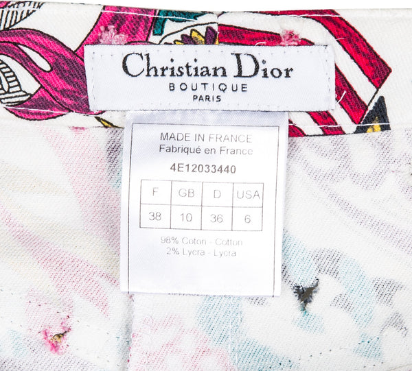 Christian Dior J'adore Dior Spring 2004 Runway Tattoo Skirt | EL CYCER