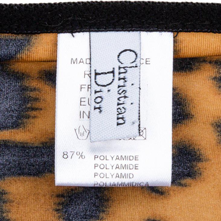 Christian Dior Fall 2000 Runway Leopard Bra Top