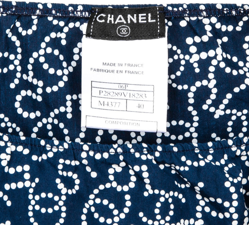 Chanel Spring 2006 Pearl Logo Mini Skirt