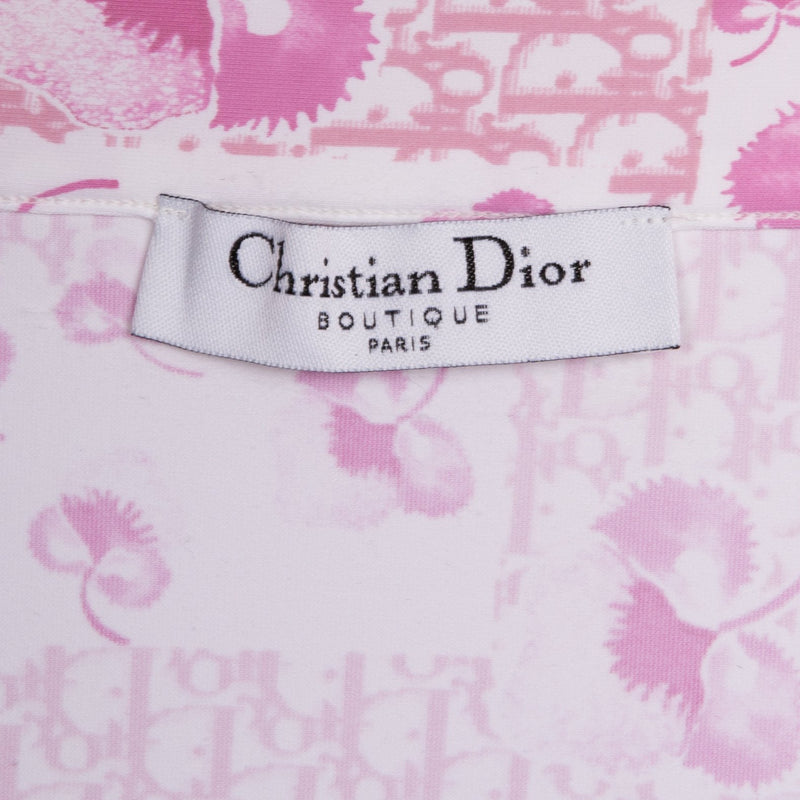 Christian Dior Resort 2005 Logo Flowers Wrap Skirt