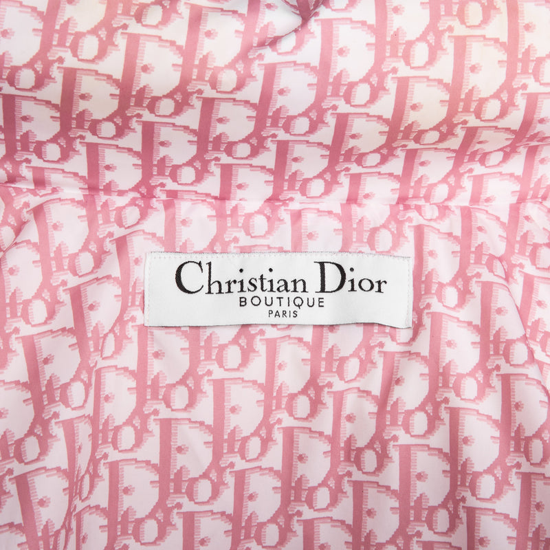 Christian Dior Fall 2003 Pink Diorissimo Puffer Jacket