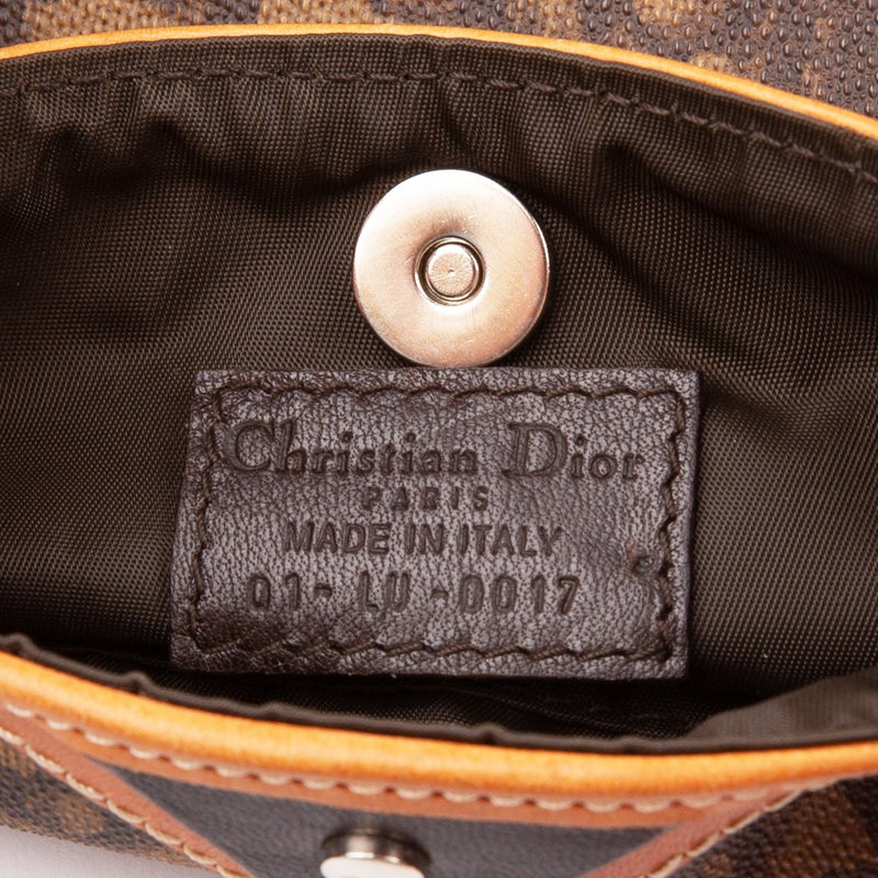 Christian Dior Brown Diorissimo Mini Romantique Crossbody Bag