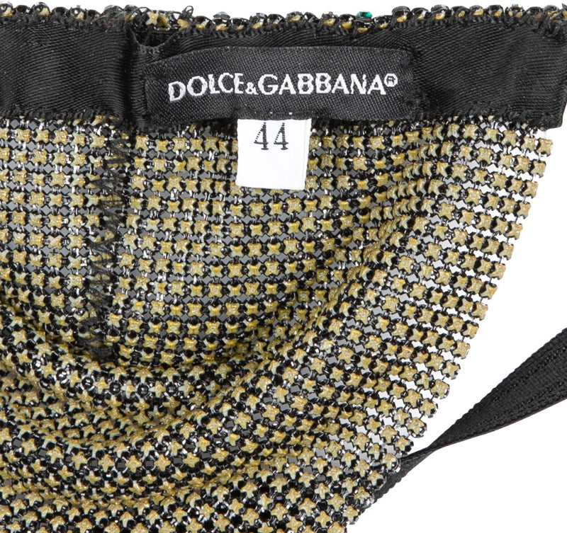 Dolce & Gabbana Spring 2000 Metal Mesh Runway Bra
