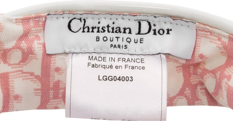 Christian Dior Diorissimo Girly Embellished Visor Hat