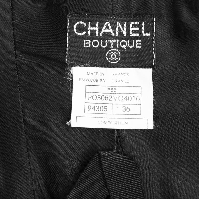 Chanel Spring 1995 Runway Corset Front Slit Skirt | EL CYCER