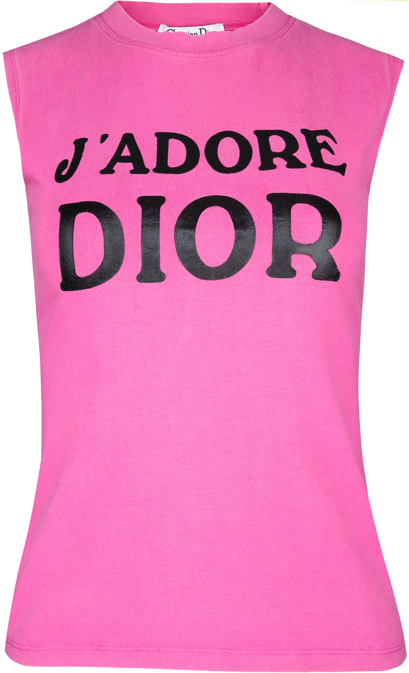 Christian Dior J'Adore Dior Sleeveless Top