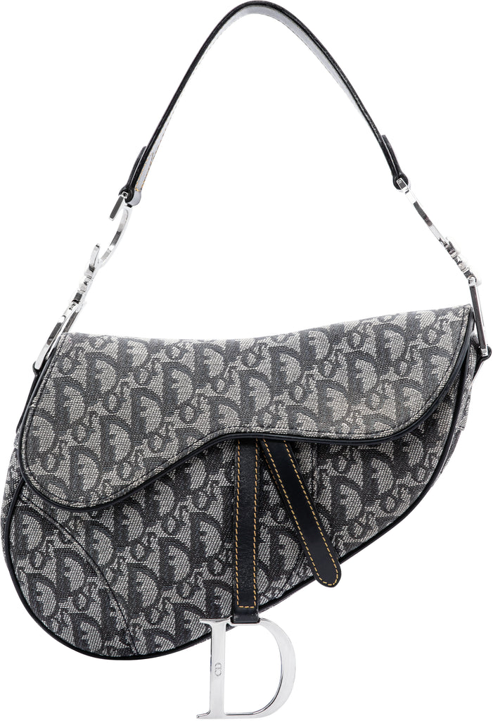 Christian Dior Diorissimo Saddle Pochette - Blue Shoulder Bags, Handbags -  CHR370848