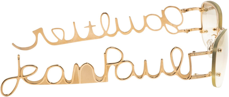 Jean Paul Gaultier Cursive Logo Sunglasses