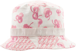 Christian Dior Diorissimo Resort 2005 Logo Flowers Bucket Hat
