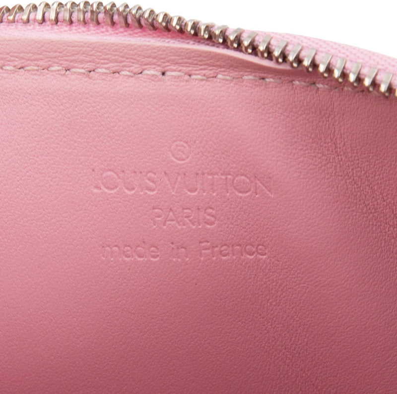 Louis Vuitton Beige Monogram Vernis Lexington Fleurs Pochette Accessoires