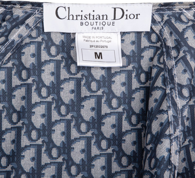 Christian Dior Spring 2002 Navy Diorissimo Windbreaker Jacket | EL CYCER