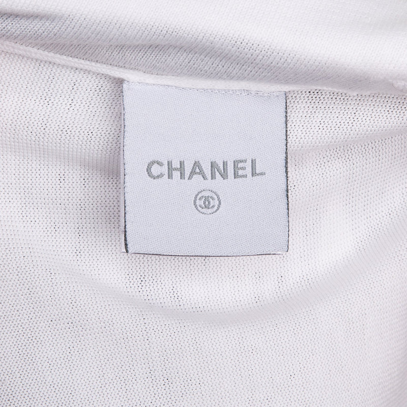 Chanel Cruise 2007 Logo Tape Hoodie Zip Jacket