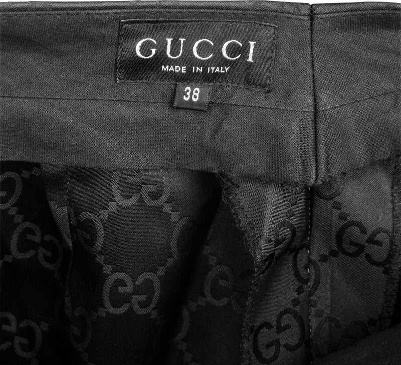 Gucci Monogram Tapered Trouser Pants