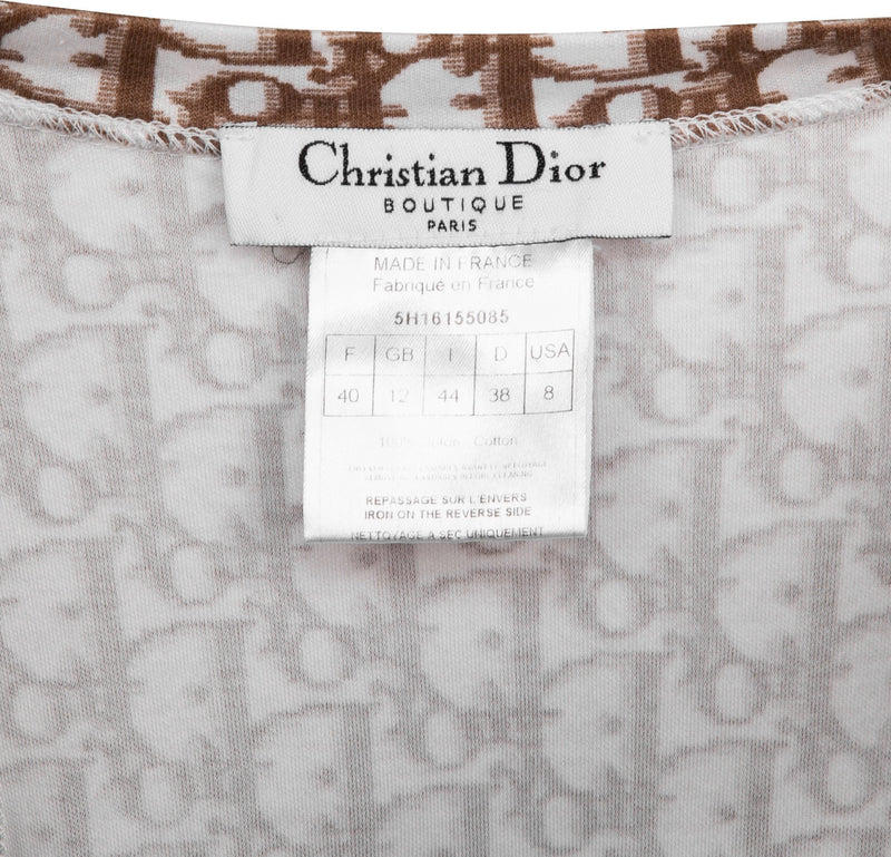 Christian Dior Beige Diorissimo Tank Top