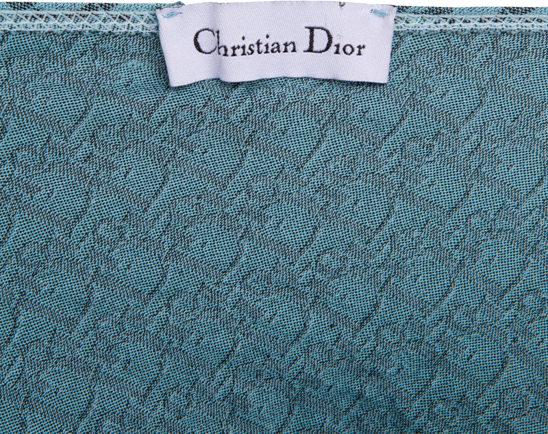 Christian Dior Teal Diorissimo One-Piece