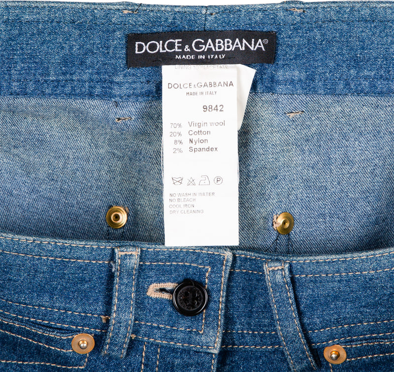 Dolce & Gabbana Spring 2001 Runway Chap Pants