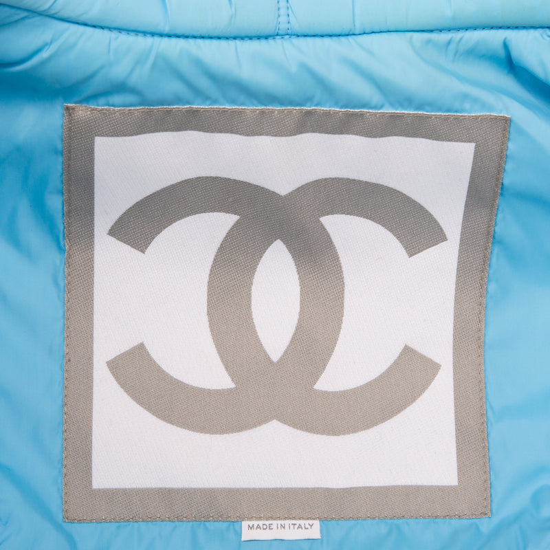 Chanel Spring 2002 Runway Logo Puffer Jacket